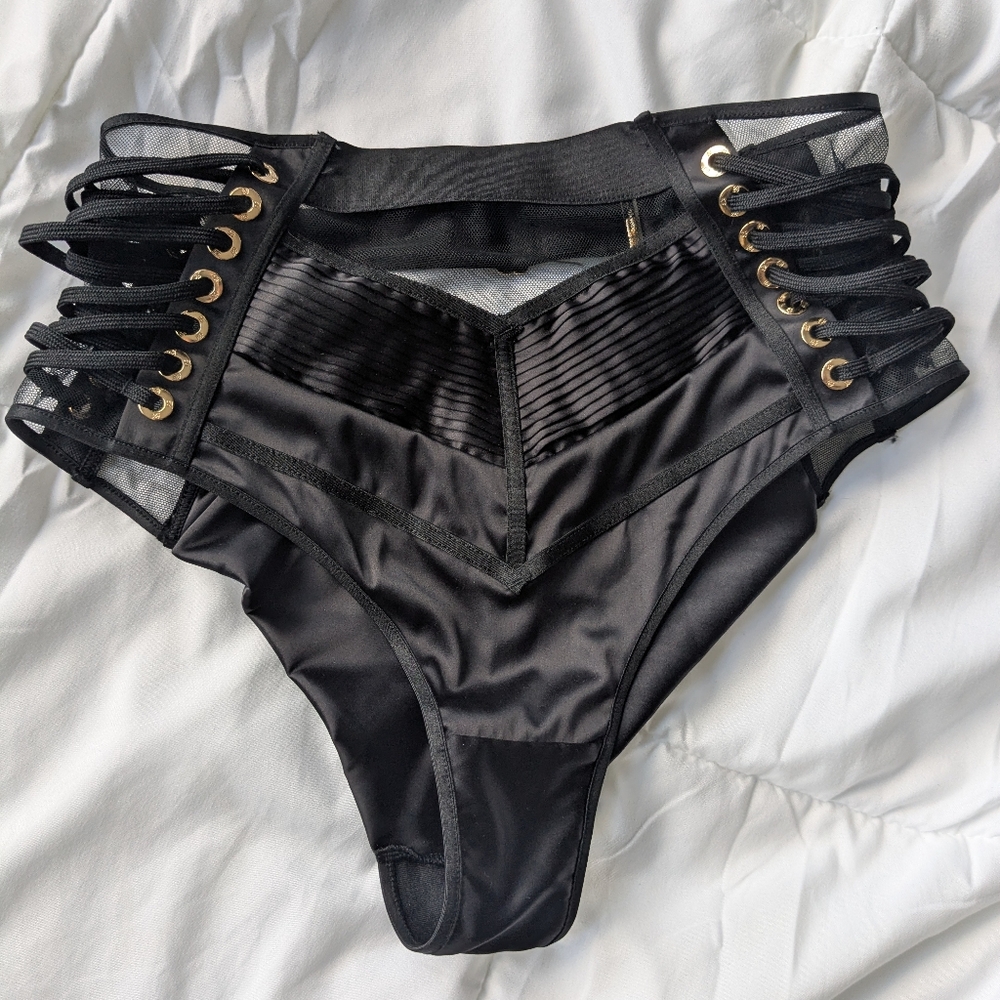 Honey Birdette Black Bottoms